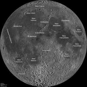 LRO Moon Map