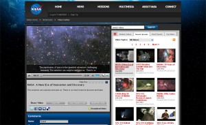 ΝΑΣΑ βιντεο σελίδα